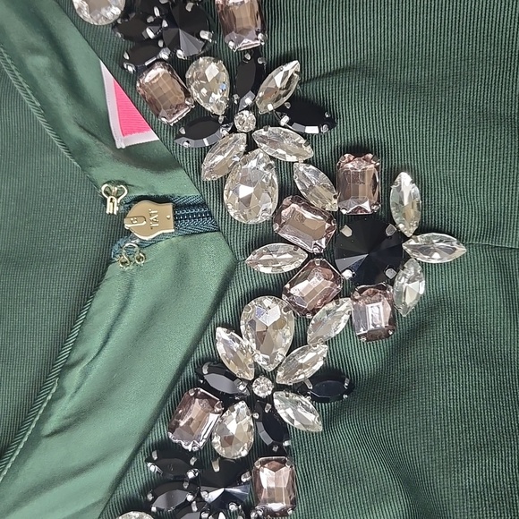 Kate Spade Embellished Faille Grace Dress - Picture 4 of 5